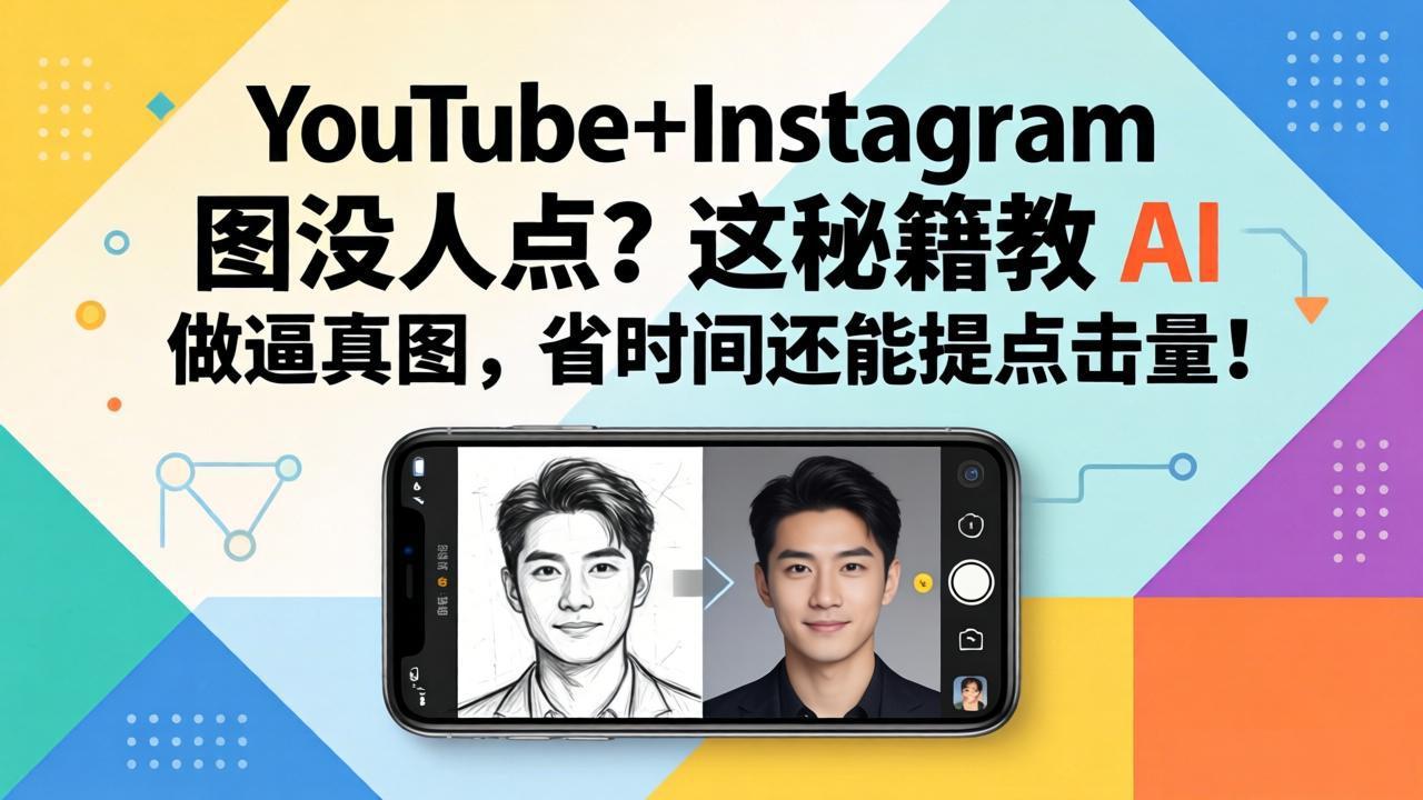 YouTube+Instagram图没人点？这秘籍教 AI 做逼真图，省时间还能提点击量-百盟网