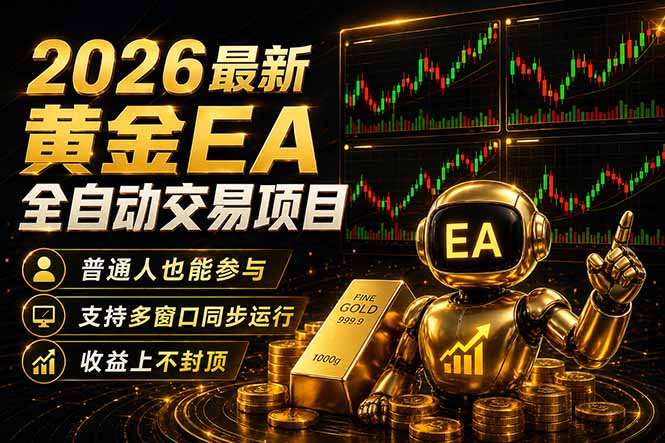最新黄金EA量化赛道，全程自动执行，多窗口操作直接放大结果-百盟网