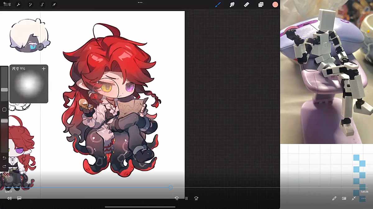 零基础学Q版立绘：从头身比例到服装细化，掌握让角色又可爱又有设计感的核心技法-百盟网