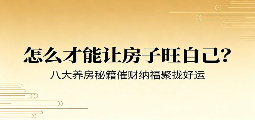付费文章《怎么才能让房子旺自己？》八大养房秘籍催财纳福聚拢好运-百盟网